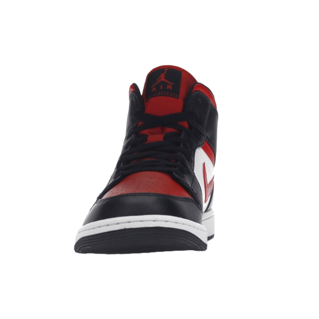 Jordan 1 Mid White Black Red (2022)