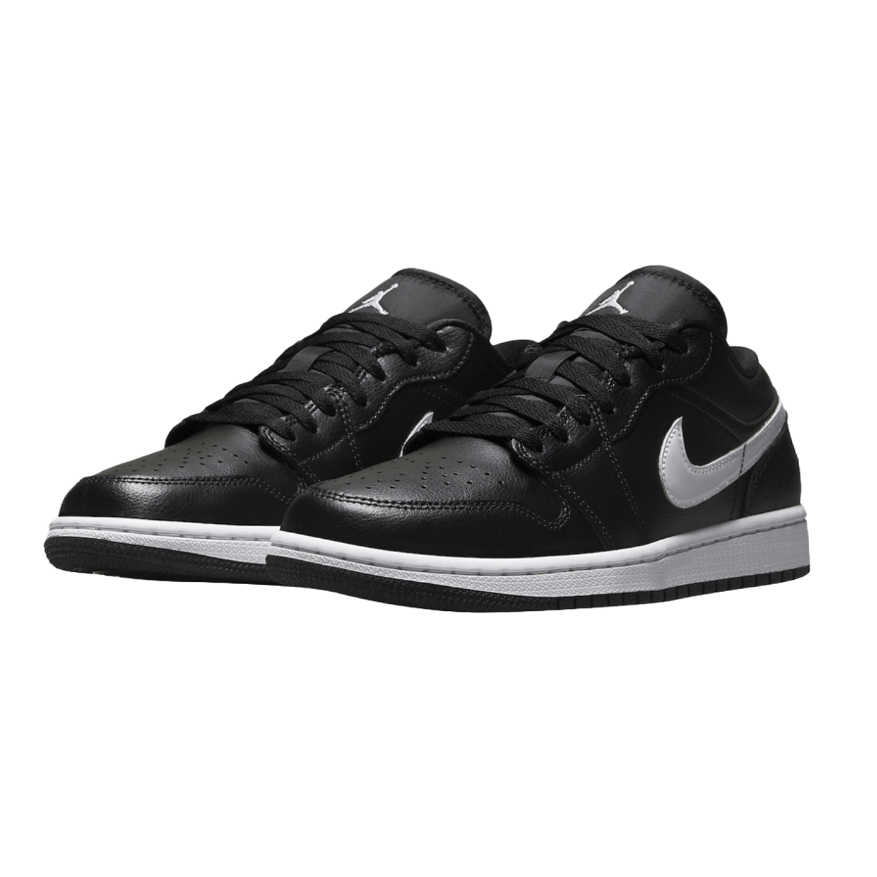 Jordan 1 Low Black White (2022) (Women's)