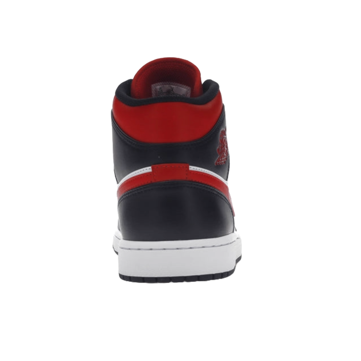 Jordan 1 Mid White Black Red (2022)