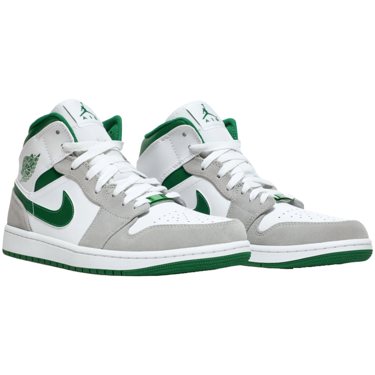 DC7248 103 Jordan 1 Mid SE White Pine Green Smoke Grey (GS)