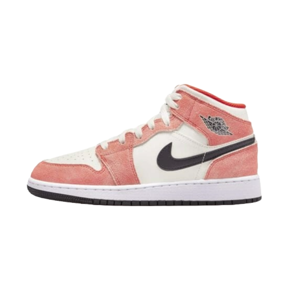 Jordan 1 Mid SE Orange Suede (GS)