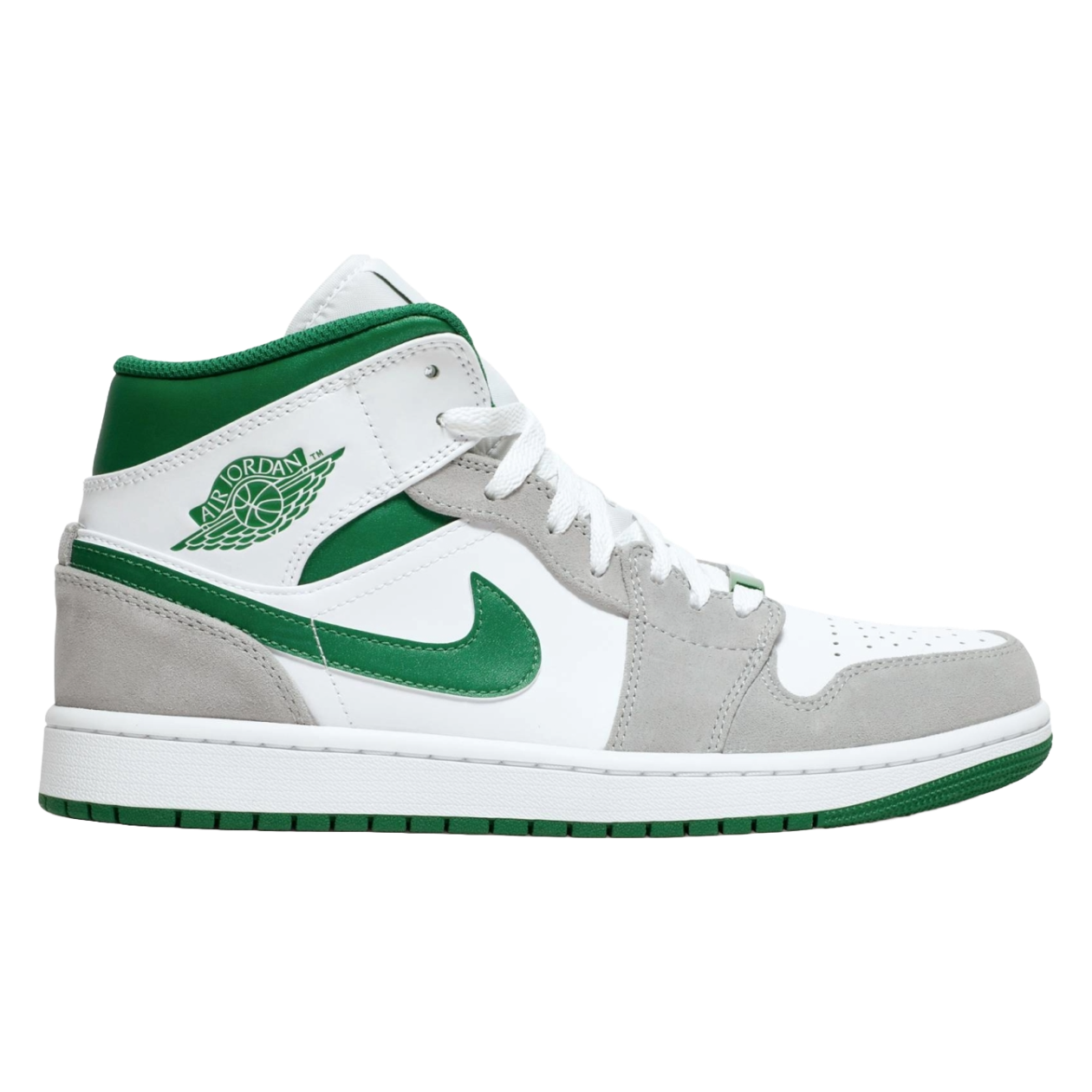 DC7248 103 Jordan 1 Mid SE White Pine Green Smoke Grey (GS)