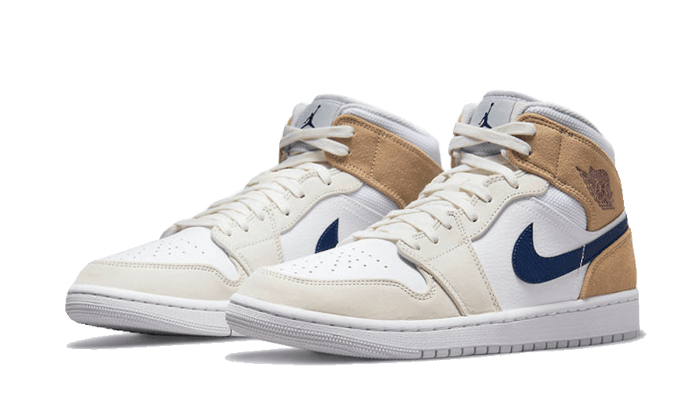 Nike Jordan 1 Mid Tan Suede