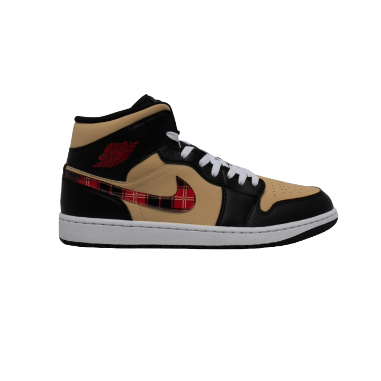 Air Jordan 1 Mid Tartan Swoosh