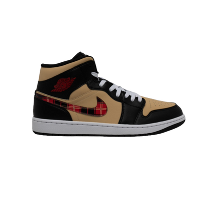 Air Jordan 1 Mid Tartan Swoosh