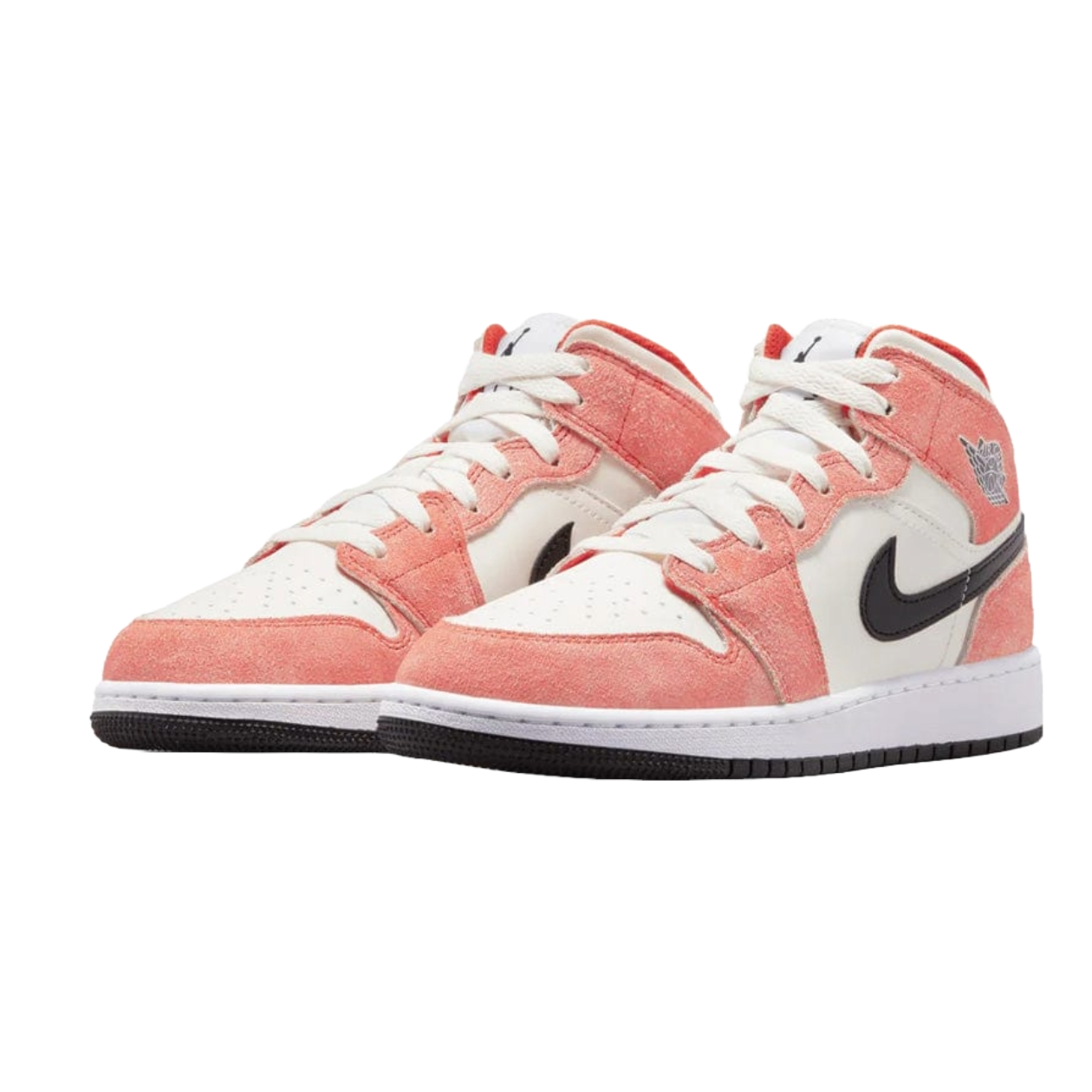 Jordan 1 Mid SE Orange Suede (GS)