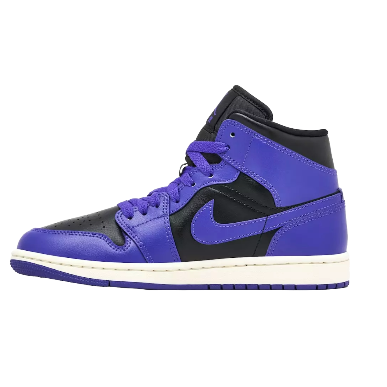 Jordan 1 Mid Purple Black (Women's)