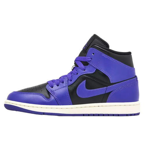 Jordan 1 Mid Purple Black (Women's)