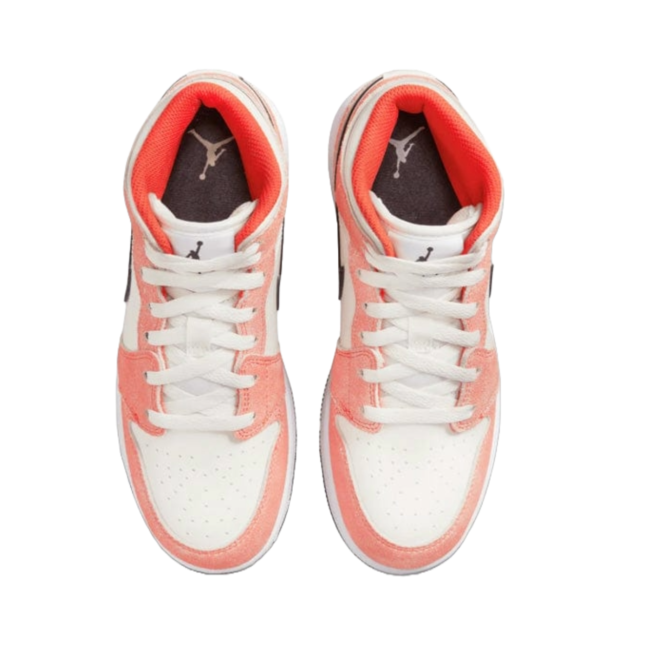 Jordan 1 Mid SE Orange Suede (GS)