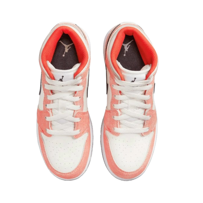 Jordan 1 Mid SE Orange Suede (GS)