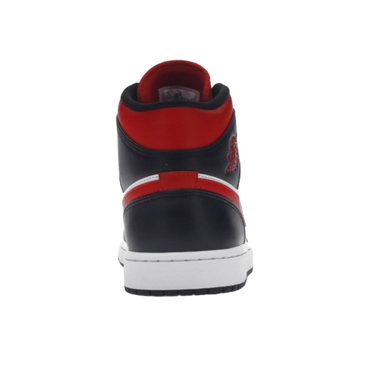 Jordan 1 Mid White Black Red (2022)