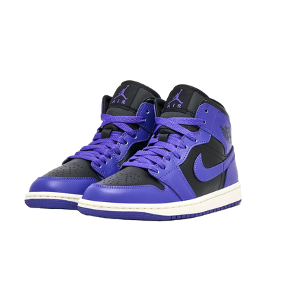Jordan 1 Mid Purple Black (Women's)