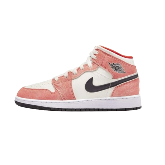 Jordan 1 Mid SE Orange Suede (GS)