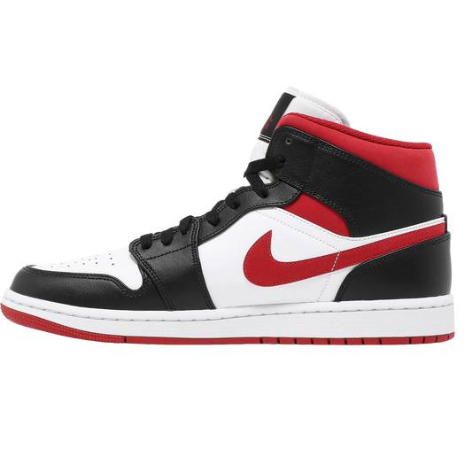 Air Jordan 1 Mid Black Gym Red