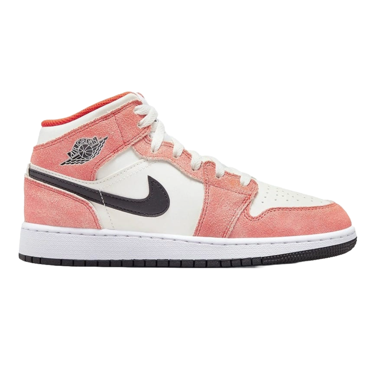 Jordan 1 Mid SE Orange Suede (GS)
