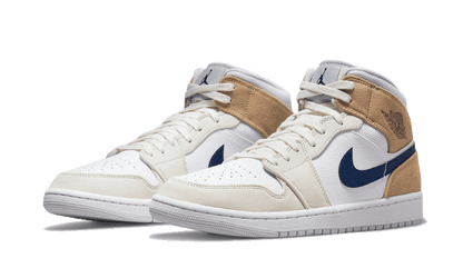 Nike Jordan 1 Mid Tan Suede