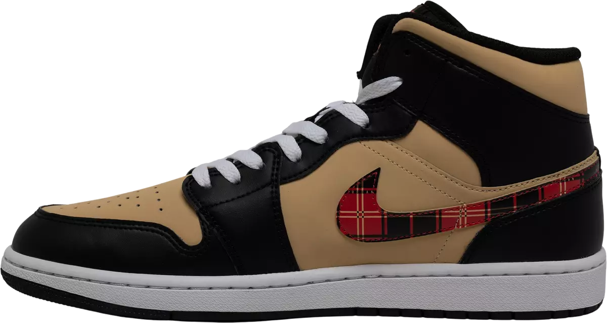 Air Jordan 1 Mid Tartan Swoosh