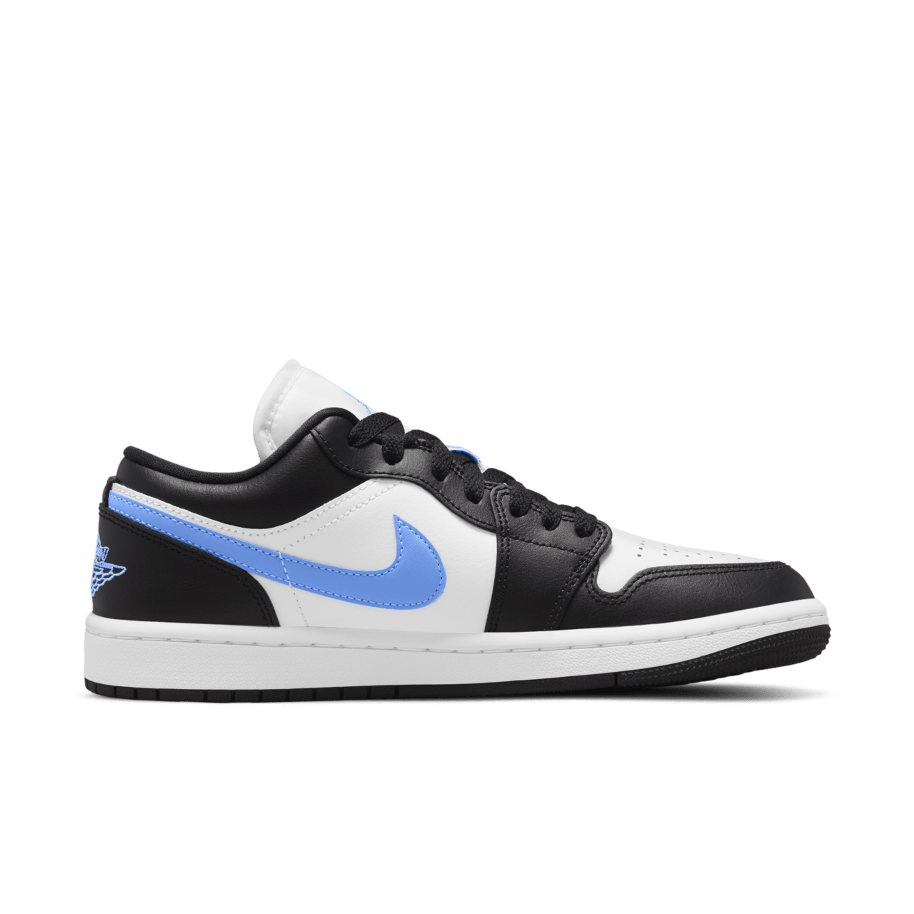 Jordan 1 Low Black University Blue White (Women's)