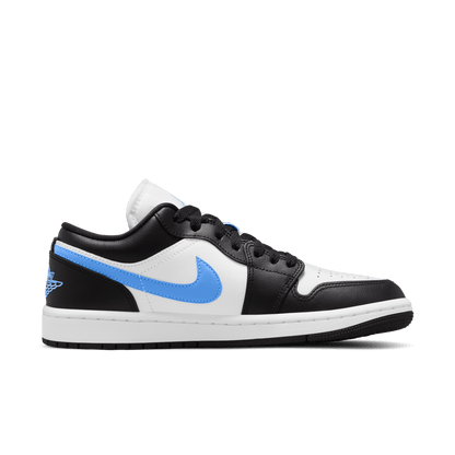 Jordan 1 Low Black University Blue White (Women's)
