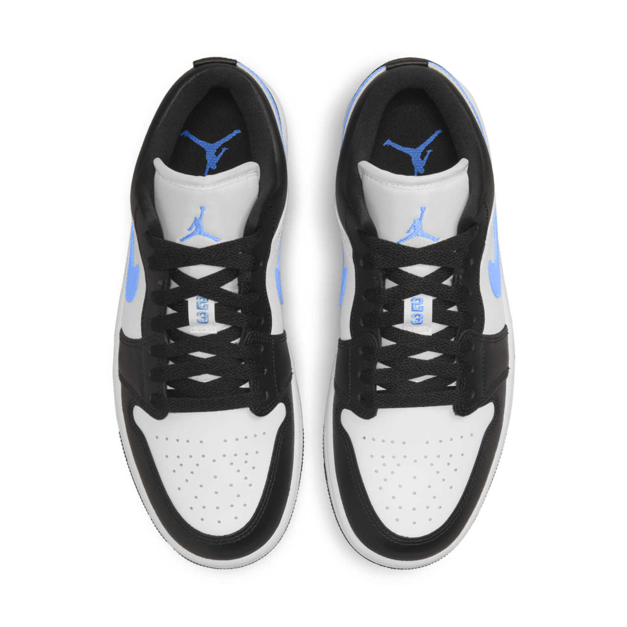 Jordan 1 Low Black University Blue White (Women's)
